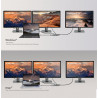 J5CREATE JCD397-N 4K60 USB-C Triple Monitor Docking Station