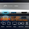J5CREATE JCD401-N USB4 Dual 4K Multi-Port Hub