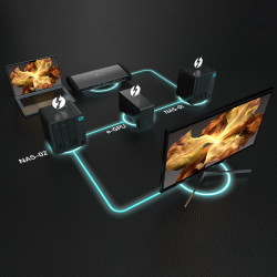 J5CREATE JTD562-FN 8K Thunderbolt 4 Docking Station