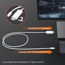 J5CREATE JTD562-FN 8K Thunderbolt 4 Docking Station