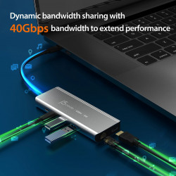 J5CREATE JCD403-N USB4 8K Multi-Port Hub
