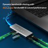 J5CREATE JCD403-N USB4 8K Multi-Port Hub