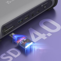 J5CREATE JTD568-FN Thunderbolt 4 Quad Display Dock
