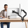 J5CREATE JTSA102-N Ergonomic Dual Monitor Mount
