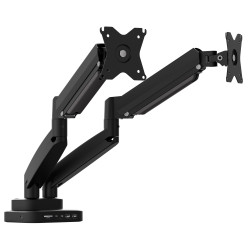 J5CREATE JTSA302-N Ergonomic Dual Monitor Mount with Docking Station