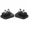 J5CREATE JTSA302-N Ergonomic Dual Monitor Mount with Docking Station