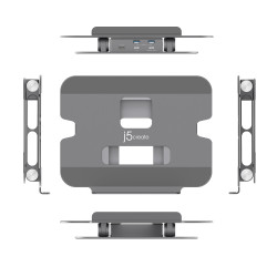J5CREATE JTS327-N Multi-Angle 4K Docking Station