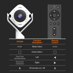 J5CREATE JVU368-N 360° Webcam with Speaker