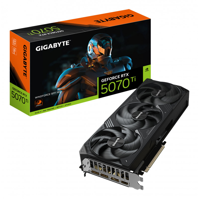 GIGABYTE GeForce RTX 5070 Ti WINDFORCE 16GB Graphics Card