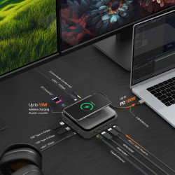 J5CREATE JCD3199-N USB-C Dock Dual 4K HDMI Docking Station