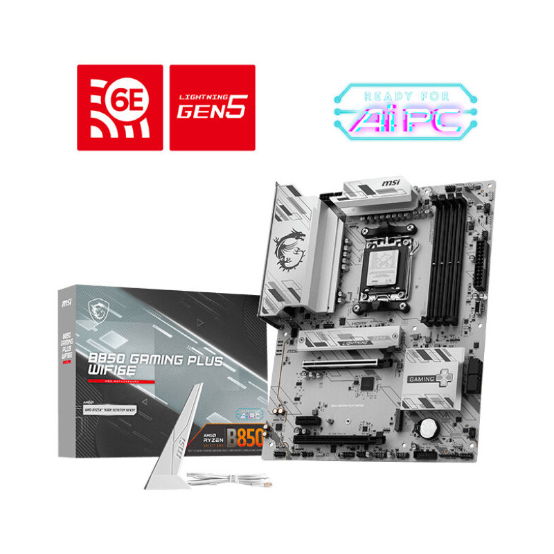 MSI B850 GAMING PLUS WIFI 6E Motherboard