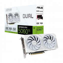 ASUS DUAL RTX 5060 Ti 16GB OC White Graphics Card