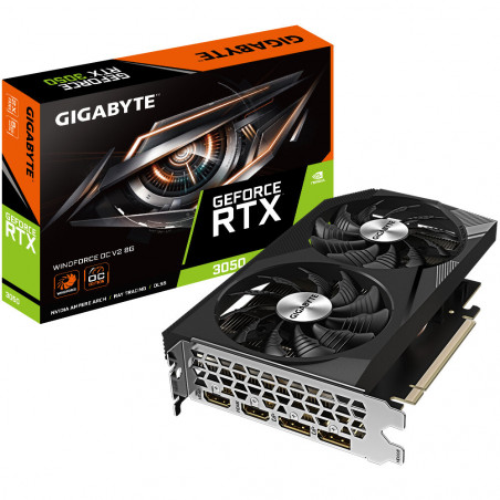 GIGABYTE GeForce RTX 3050 8GB WINDFORCE OC V2 Graphics Card