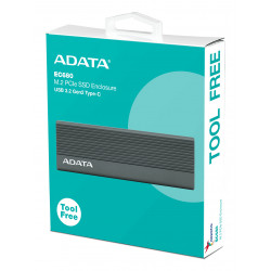 ADATA EC680 M.2 NVMe SSD Enclosure, USB 3.2 Gen 2 Type-C