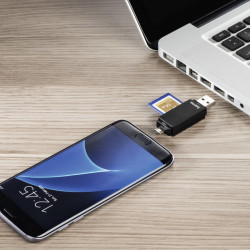HAMA 00181056 USB 2.0 OTG Card Reader
