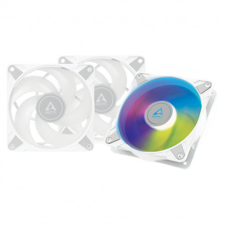 ARCTIC P12 PWM PST ARGB 12cm Case Fan (3 Pack)