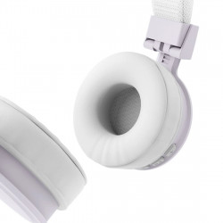 HAMA Freedom Lit III Bluetooth Headset with Microphone, 3.5mm Jack/USB-C, Foldable, White