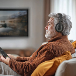HAMA ShellTV II Headphones with 3.5mm Jack & 6.35mm Adapter