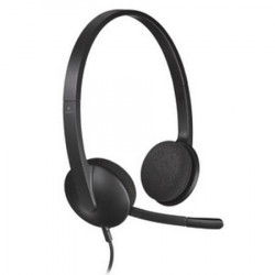 Logitech H340 USB Headset with Boom Microphone