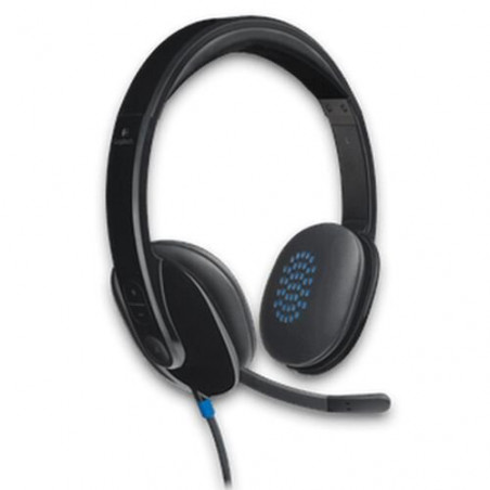 Logitech H540 USB Headset with Noise-Cancelling Microphone and On-Ear Controls