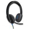 Logitech H540 USB Headset with Noise-Cancelling Microphone and On-Ear Controls