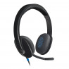Logitech H540 USB Headset with Noise-Cancelling Microphone and On-Ear Controls