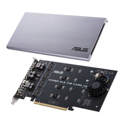 ASUS Hyper M.2 x16 PCIe 3.0 Card 4x M.2 SSD Adapter