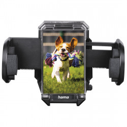 HAMA 00201521 2-in-1 Mobile Phone Holder with Flexible Arm and 360° Rotation