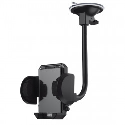 HAMA 00201521 2-in-1 Mobile Phone Holder with Flexible Arm and 360° Rotation