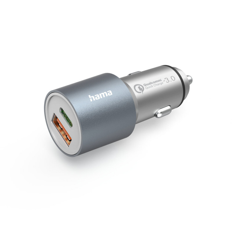 HAMA 00201639 38W USB-C & USB-A Car Charger