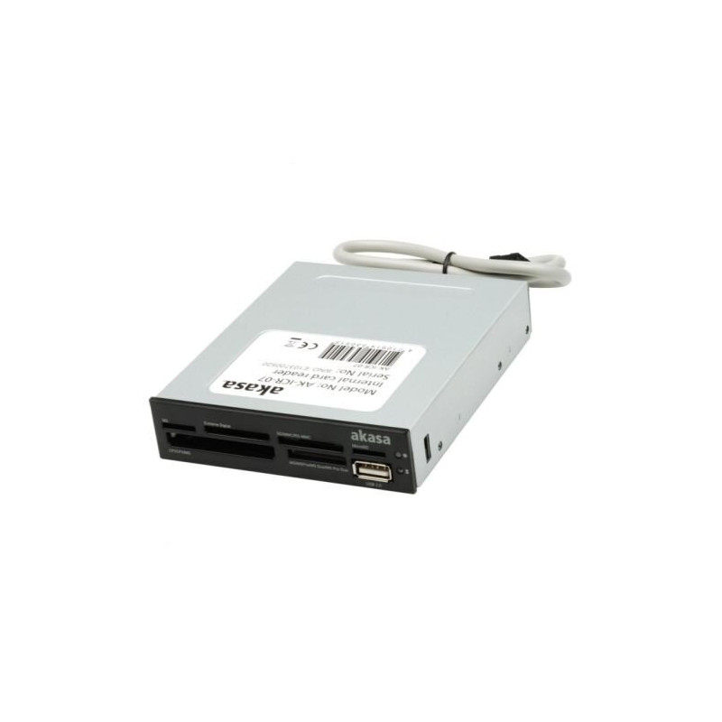 Akasa AK-ICR-07 6-Slot Multi Card Reader with USB 2.0 Internal Card Reader