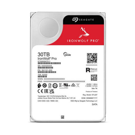 Seagate IronWolf Pro 30TB 7200RPM 512MB Cache SATA HDD