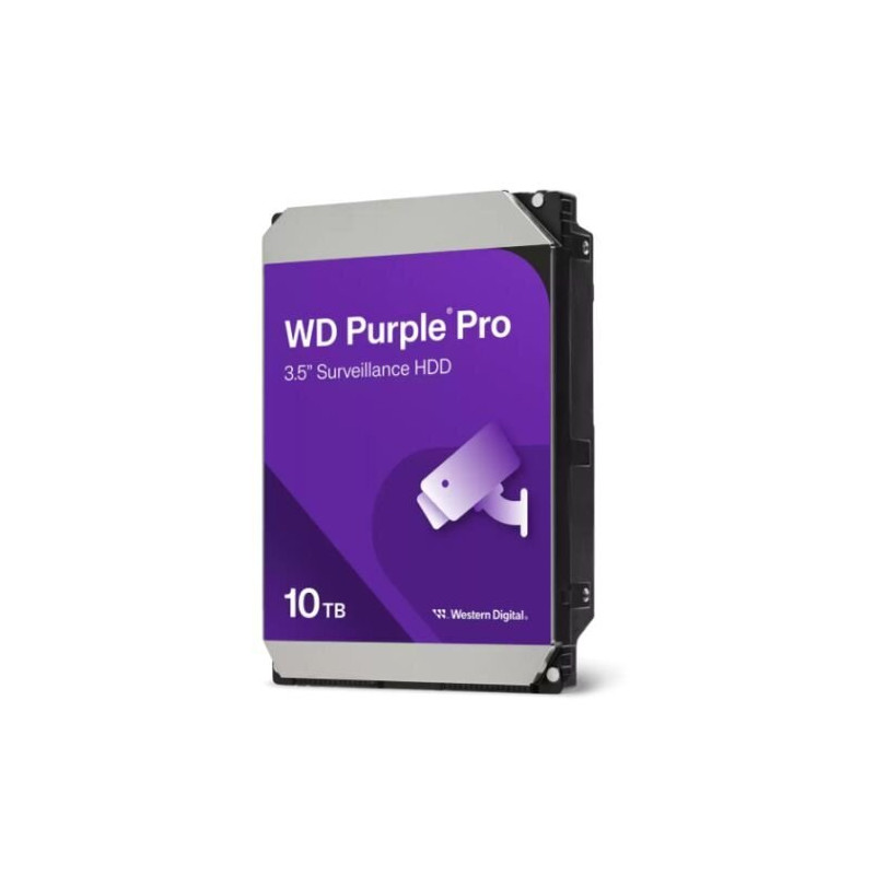 WD WD102PURP 10TB 7200RPM SATA 3.5" Purple Pro Surveillance Hard Drive