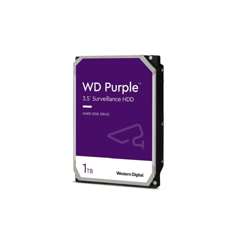 WD WD11PURZ 1TB 5400RPM SATA 3.5" Purple Surveillance Hard Drive