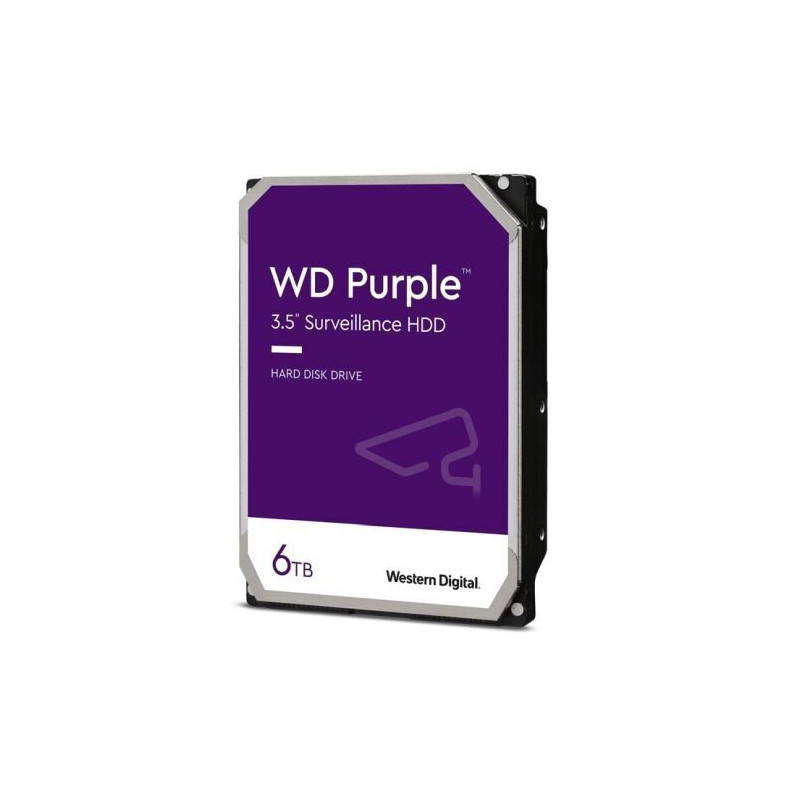 WD WD64PURZ 6TB 256MB Cache SATA3 Purple Surveillance Hard Drive