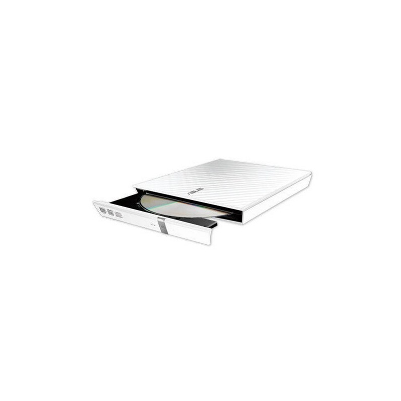 ASUS SDRW-08D2S-U External Slimline DVD Writer 8x White