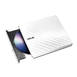ASUS SDRW-08D2S-U External Slimline DVD Writer 8x White