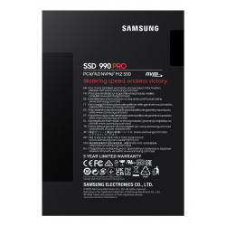SAMSUNG 990 PRO 1TB NVMe PCIe Gen4 M.2 2280 SSD