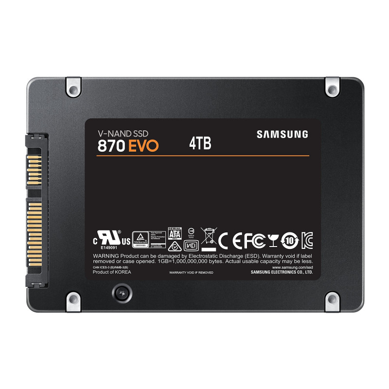 SAMSUNG 870 EVO 4TB 2.5" SATA SSD