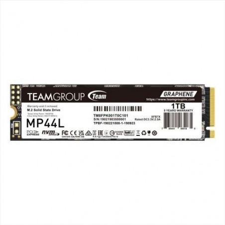 TEAM MP44L 1TB NVMe PCIe Gen4 M.2 2280 SSD