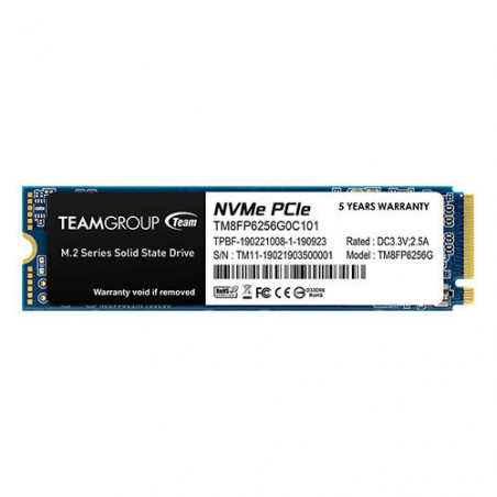 TEAM TM8FP6256G0C101 256GB M.2 NVMe PCIe Gen3 SSD