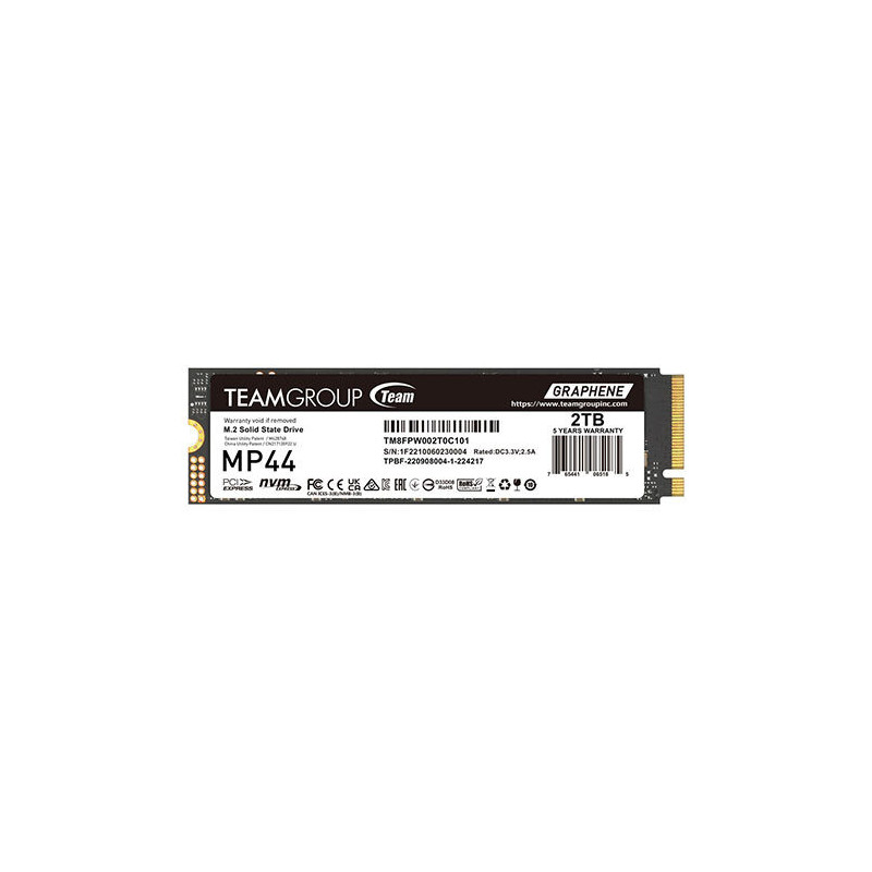 TEAM TM8FPW002T0C101 2TB M.2 NVMe PCIe Gen4 SSD