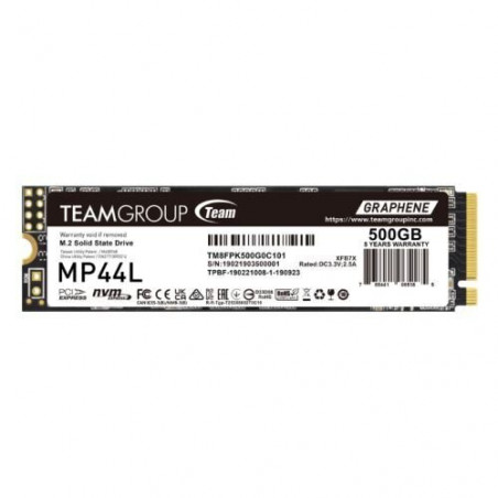 TEAM MP44L 500GB M.2 NVMe PCIe 4.0 SSD