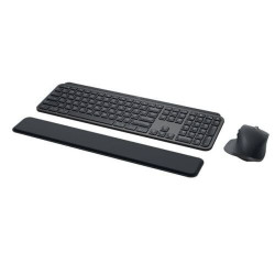 Logitech MX Keys Combo v2 Wireless Keyboard and Mouse Kit with Palm Rest