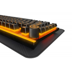 BEQUIET BT003UK Light Mount Silent Linear RGB Mechanical Keyboard with 3D Media Wheel & 5 Macro Keys