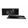 BEQUIET BT003UK Light Mount Silent Linear RGB Mechanical Keyboard with 3D Media Wheel & 5 Macro Keys