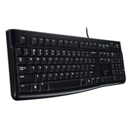 Logitech K120 Wired Keyboard, UK English QWERTY Layout