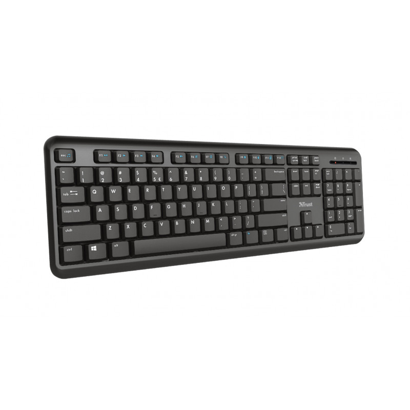 TRUST TK-350 Wireless Spill-Proof Membrane Keyboard