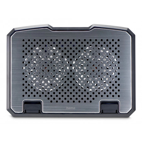 HAMA 00126807 Aluminium Laptop Cooler with 2 Fans, Up to 15.6