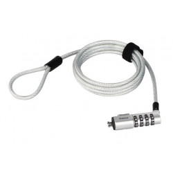 HAMA Nano Laptop Lock 4-Digit Combination Carbon Steel Security Cable Lock